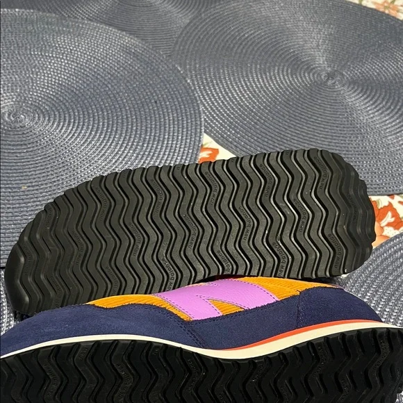 New Balance Sneakers in Purple, Orange, and Navy - Picture 7 of 8